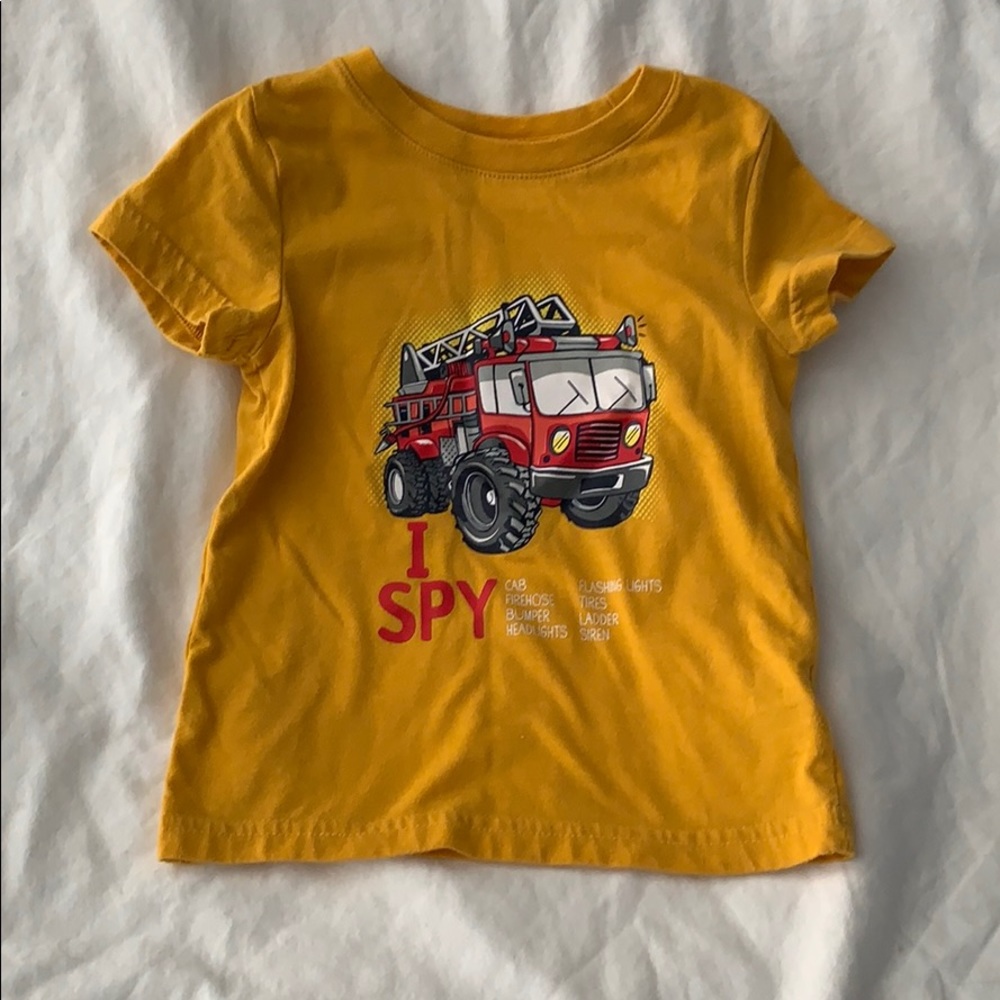 Fire truck t-shirt 18m